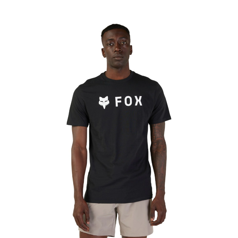 REMERA CASUAL ABSOLUTE SS PREM TEE NEGRO TALLE L -FOX-