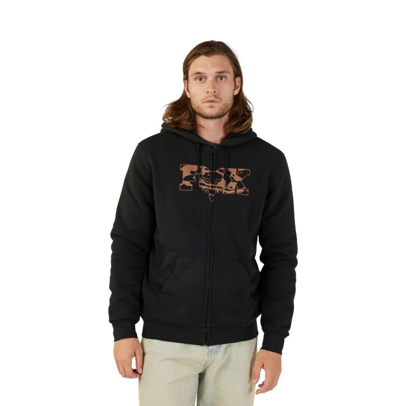 CAMPERA CASUAL CON CAPUCHA CIENAGA SASQUATCH NEGRO TALLE L -FOX-