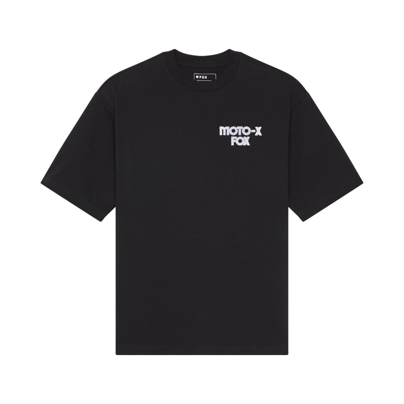 REMERA CASUAL MOTO-X OVERSIZED SS TEE NEGRO TALLE S -FOX-