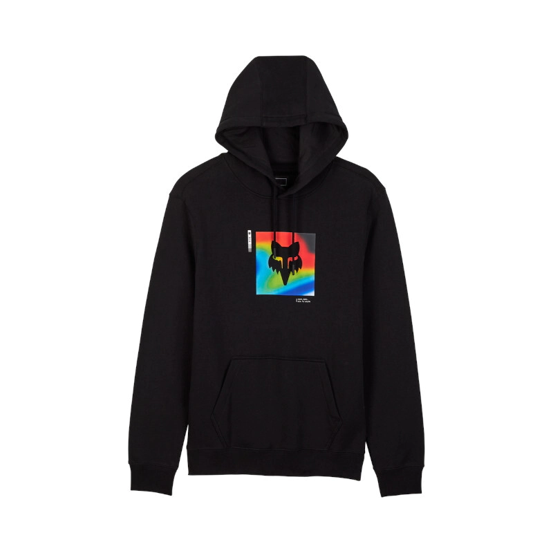 BUZO SCANS FLEECE PO NEGRO TALLE M -FOX-