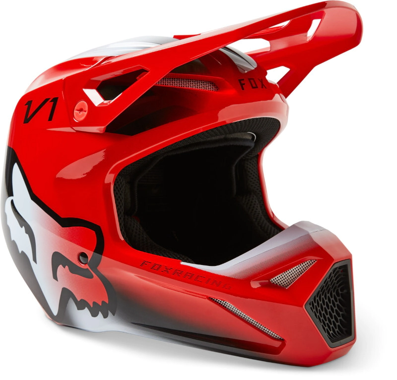 CASCO CROSS V1 YTH V1 TOXSYK DOT/ECE ROJO TALLE S -FOX-