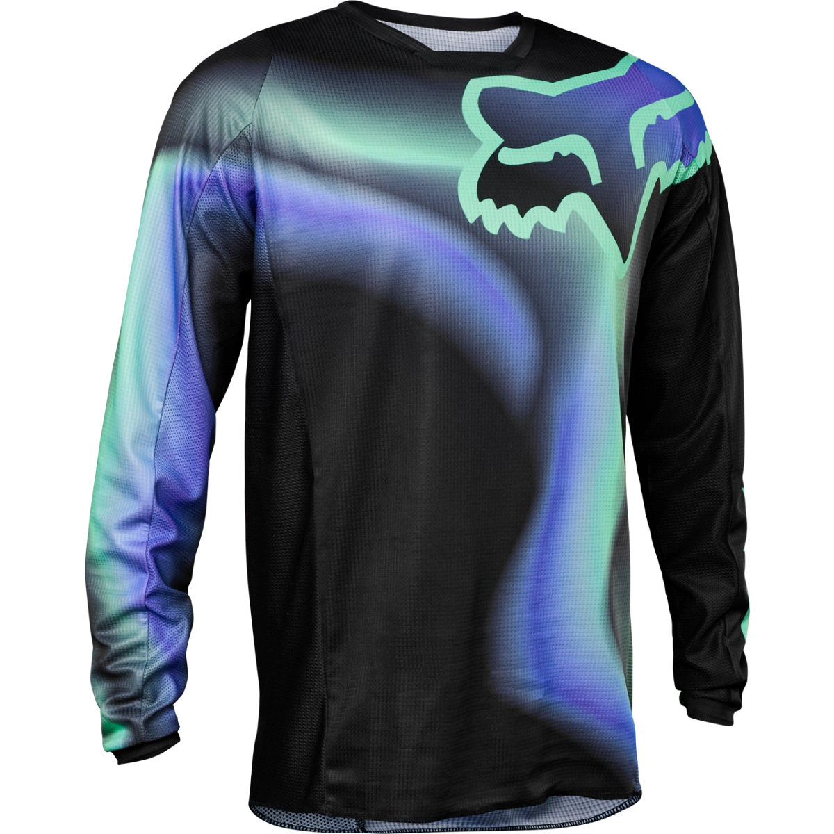 REMERA CROSS 180 TOXSYK VERDE VIOLETA TALLE S -FOX-