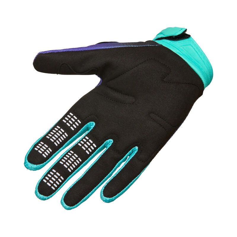 GUANTES CROSS 180 COLLECT AZUL CELESTE TALLE S -FOX-