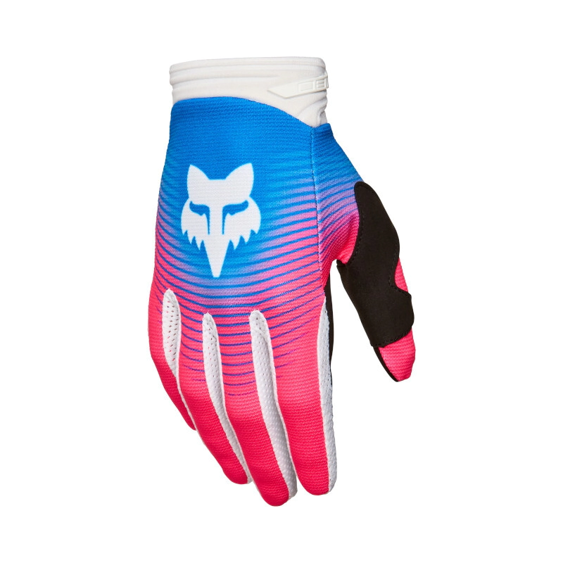 GUANTES CROSS 180 COLLECT AZUL ROSA BLANCO TALLE 2XL -FOX-