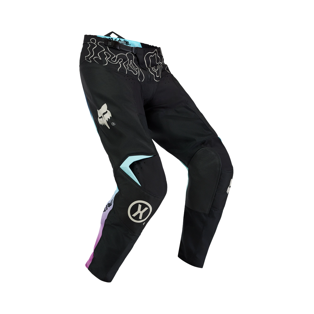 PANTALON CROSS 180 HELLO FUTURE NEGRO TALLE 30 -FOX-