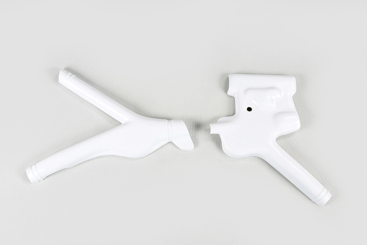 UFO Plast Protector Cuadro Moto Honda XR 600 88-04 blanco