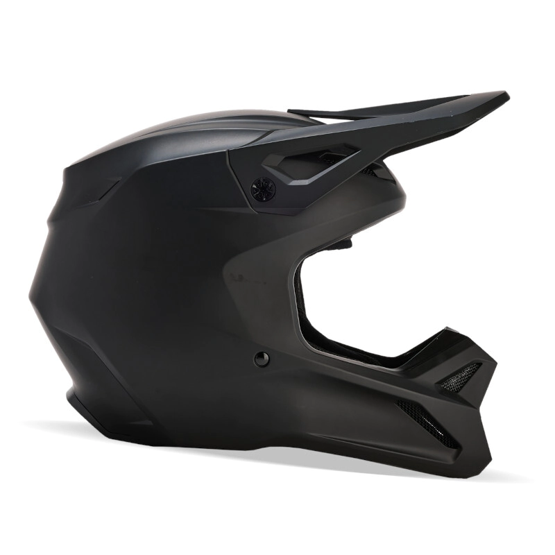 CASCO CROSS V1 SOLID NEGRO MATE TALLE M -FOX-