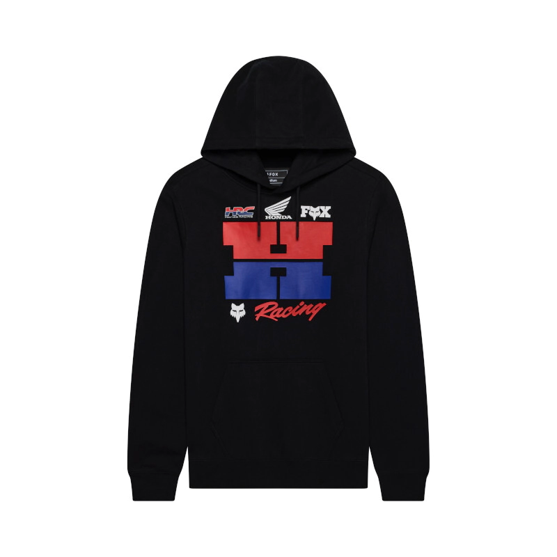 BUZO HONDA FLC PO NEGRO TALLE M -FOX-