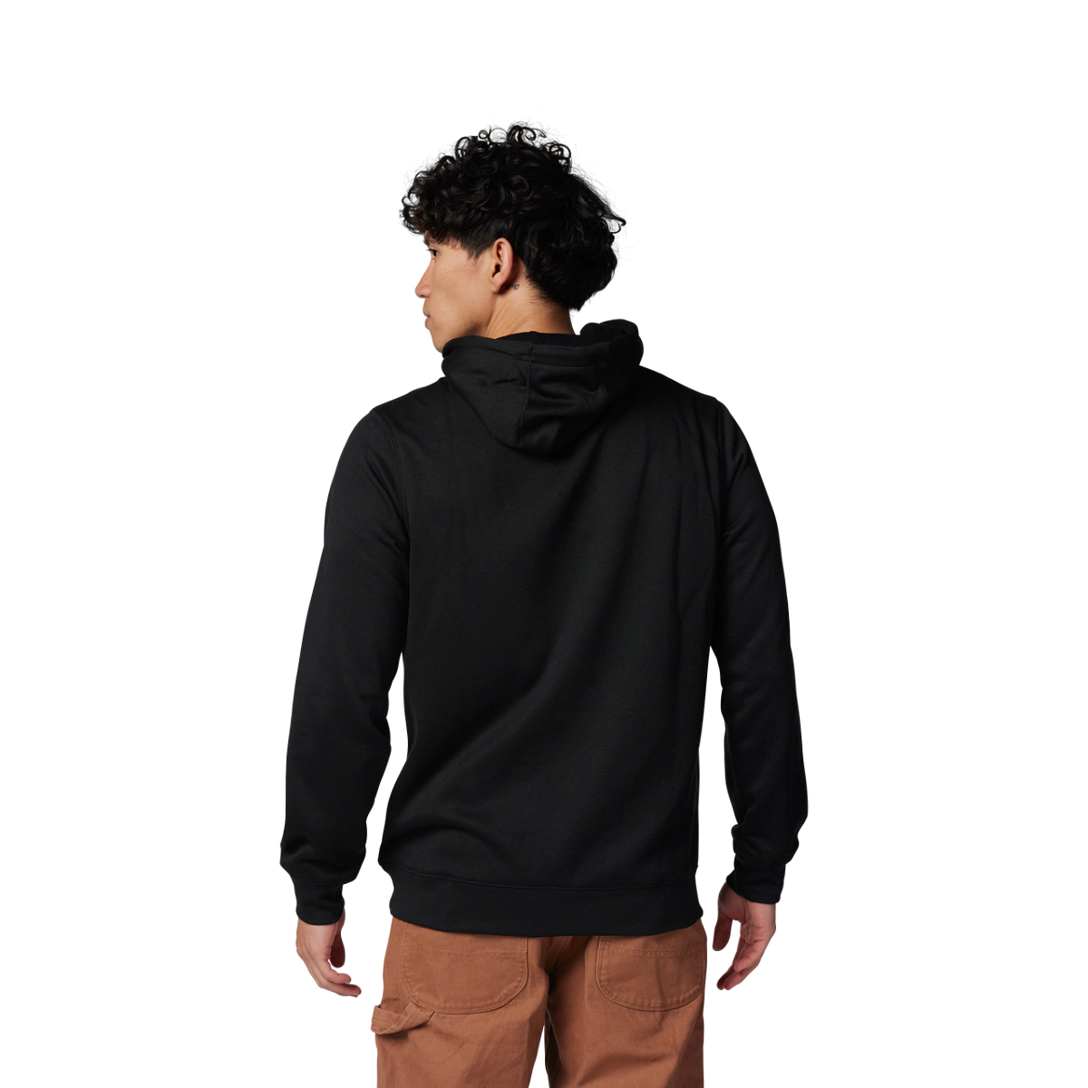 BUZO NON STOP FLEECE NEGRO TALLE S -FOX-