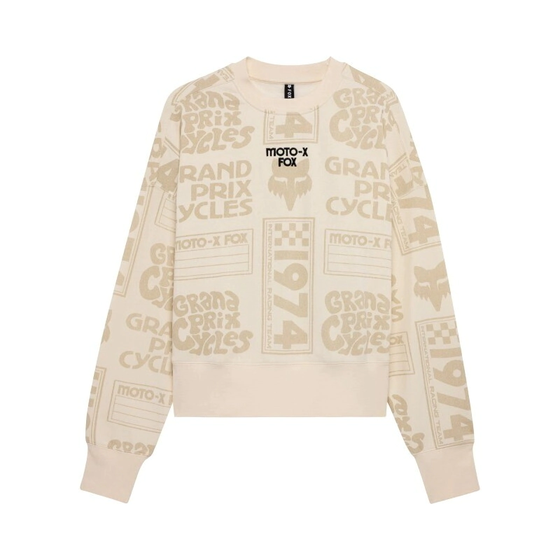 BUZO CASUAL W CIRCA 74 OVERSIZED FLC CREW TALLE M -FOX-