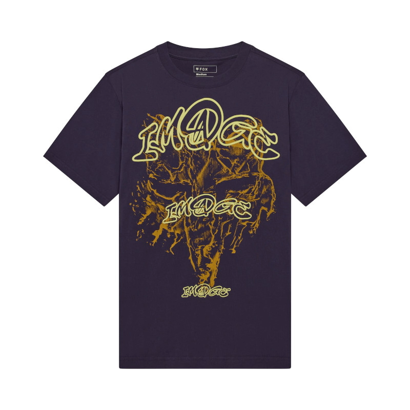 REMERA CASUAL IMAGE PRINT MIDWEIGHT SS TEE TALLE S -FOX-