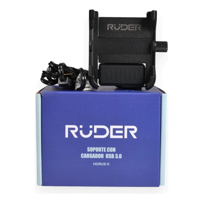 SOPORTE CELULAR CON USB HORUS MH10N -RUDER-
