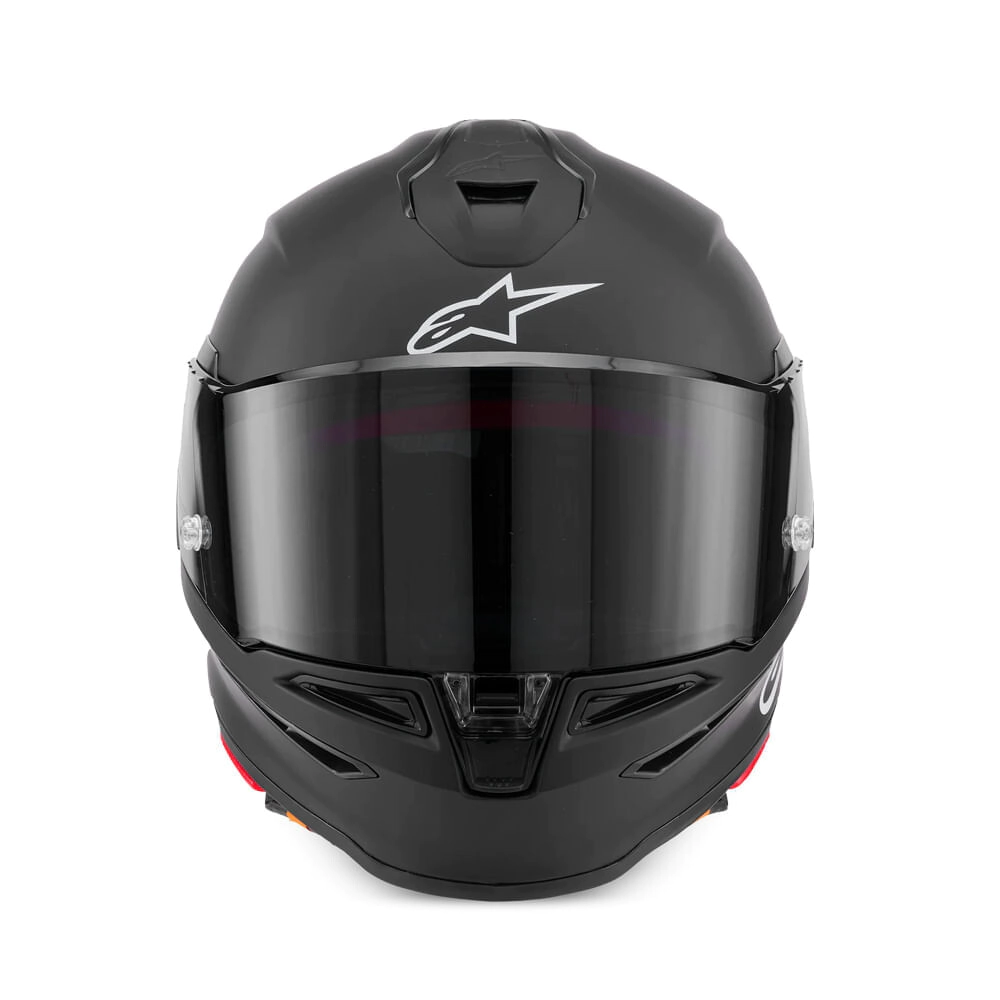 CASCO INTEGRAL S-R7 SOLID ECE06 NEGRO MATE TALLE M -ALPINESTARS-