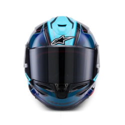 CASCO INTEGRAL S-R7 KINETIS ECE06 BL BLUE PI TALLE M -ALPINESTARS-