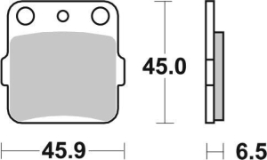 SBS Pastillas Freno Moto SBS 584 FA84 sinterizadas