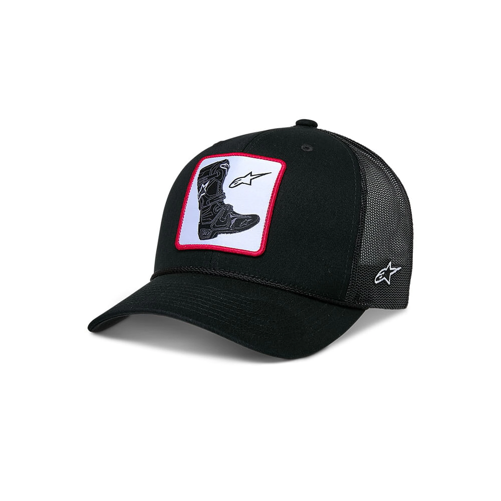 GORRA CASUAL BOOTED TRUCKER HAT NEGRO TALLE UNICO -ALPINESTARS-