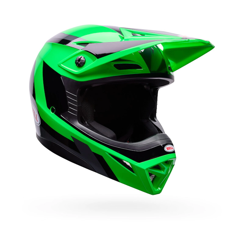 CASCO CROSS MX-10 DYNO DOT VERDE TALLE S -BELL-