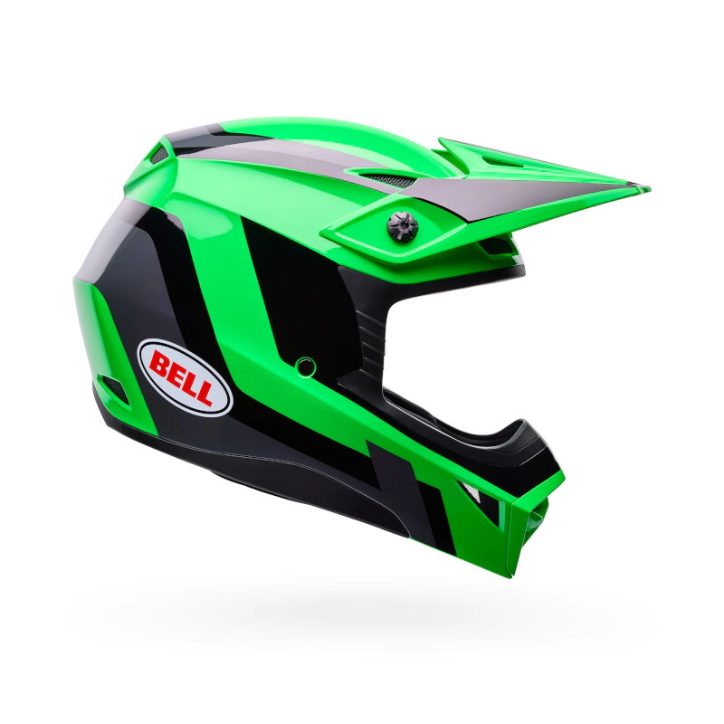 CASCO CROSS MX-10 DYNO DOT VERDE TALLE M -BELL-