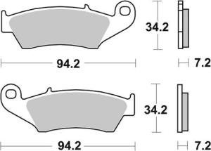 SBS Pastillas Freno Moto SBS 694 FA185