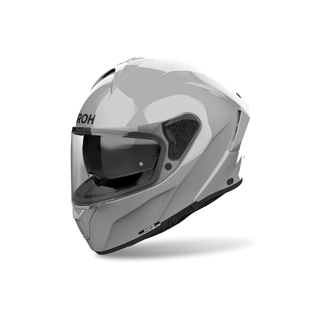 CASCO INTEGRAL SPARK 2 COLOR CEMENT GRIS BRILLO TALLE L -AIROH-