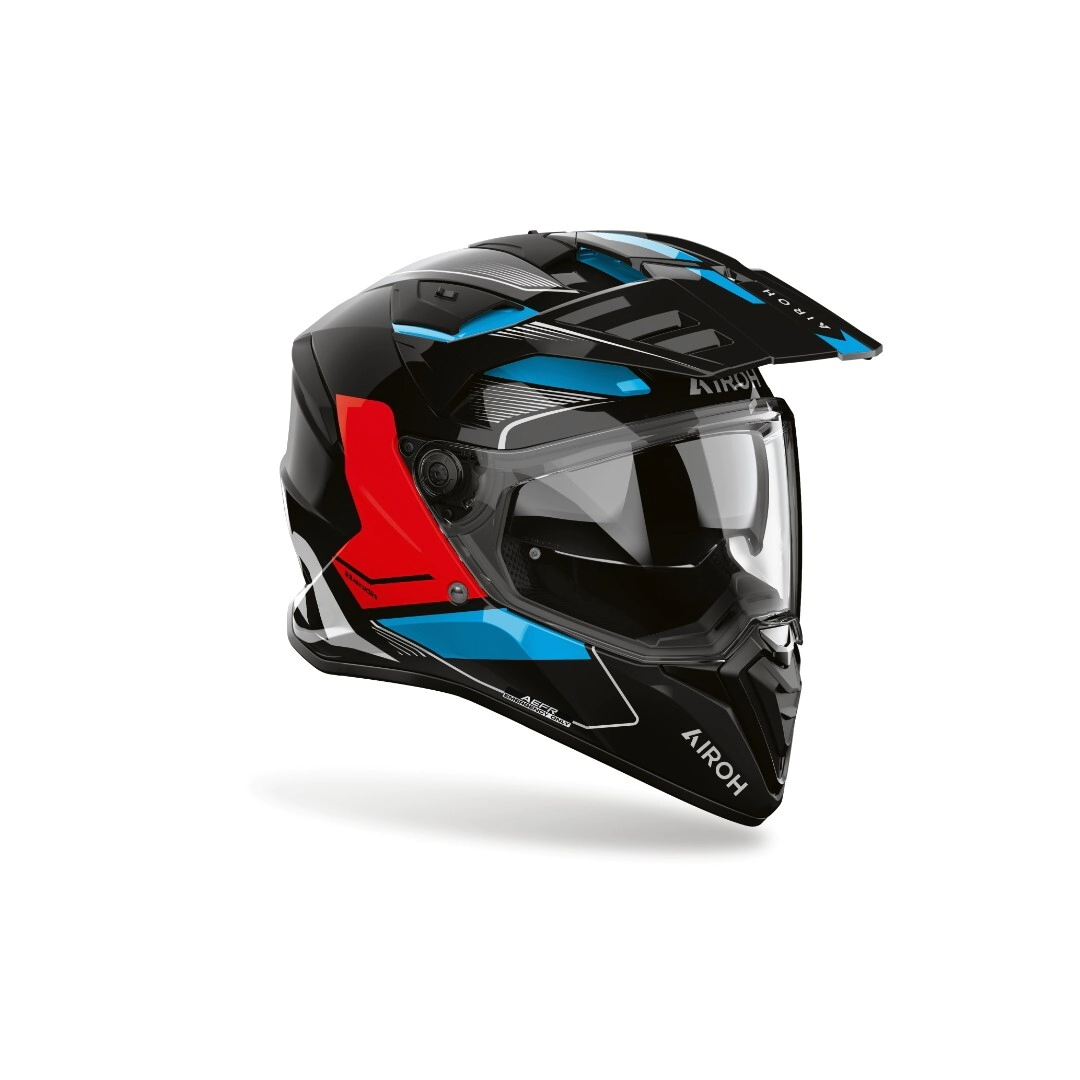 CASCO INTEGRAL MX BANDIT TUNE AZUL ROJO TALLE XL -AIROH-
