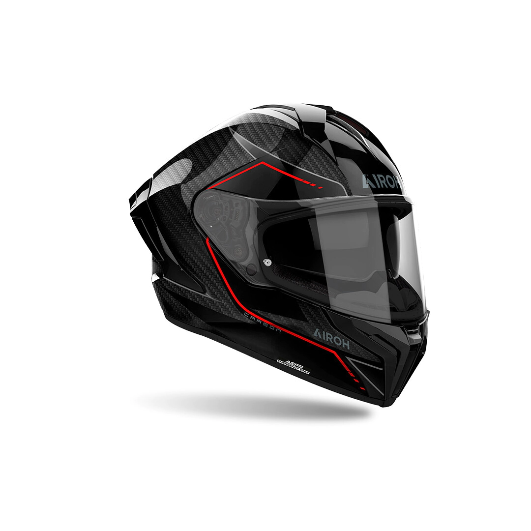 CASCO INTEGRAL MATRYX CARBON STYLISH GLOSS NEGRO TALLE L -AIROH-