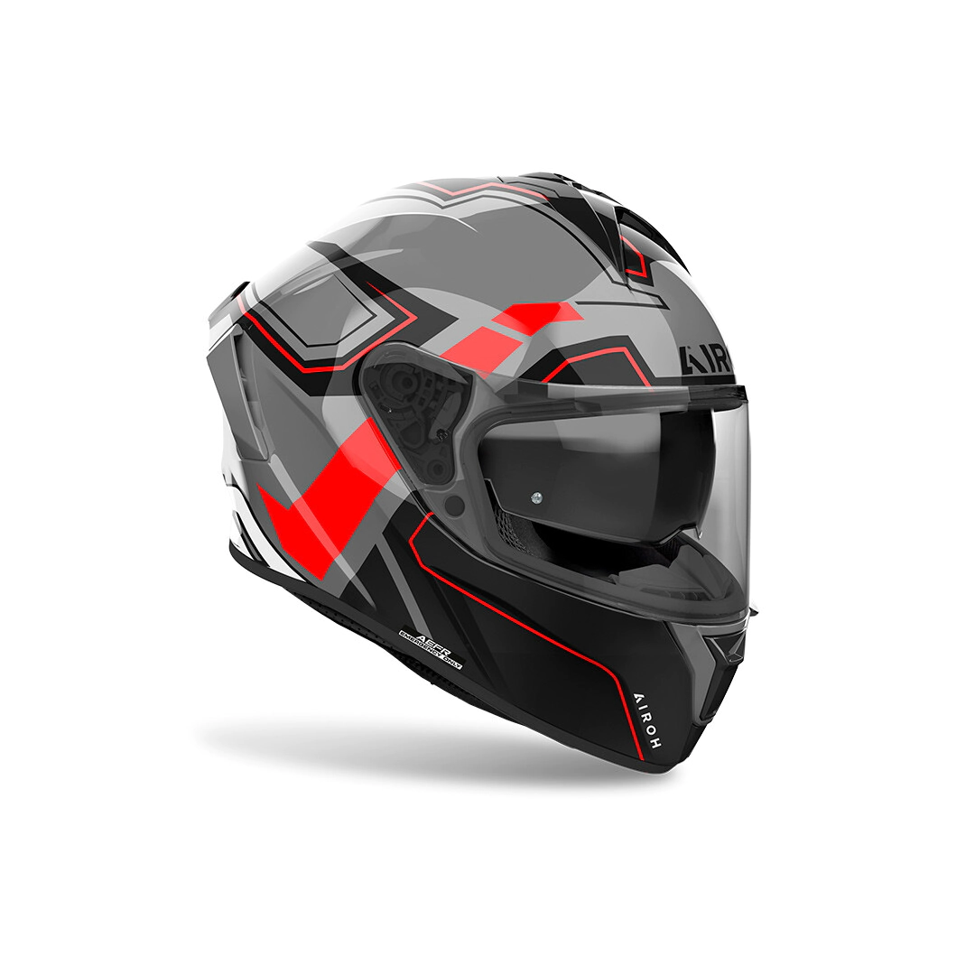 CASCO INTEGRAL SPARK 2 DART ROJO BRILLO TALLE S -AIROH-