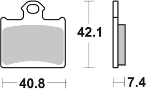 SBS Pastillas Freno Moto SBS 872 FA602