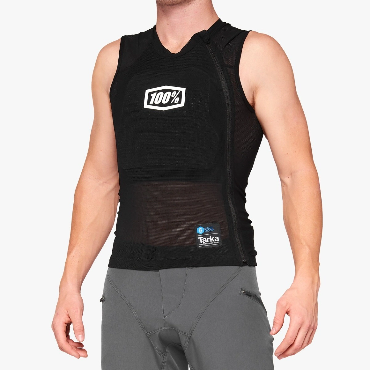 CHALECO PECHERA TARKA VEST NEGRO TALLE 2XL -100%-