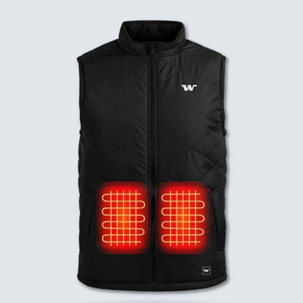 CHALECO CALEFACCIONADO USHUAIA NEGRO CON BATERIA TALLE XS -WANDERWARM-