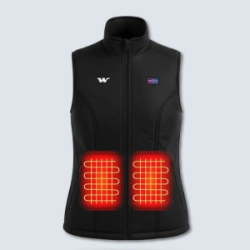 Chaleco Calefaccionado WanderWarm Dual Pro Andorra Mujer Negro