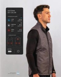 Chaleco Calefaccionado WanderWarm Dual Pro Malmo Negro