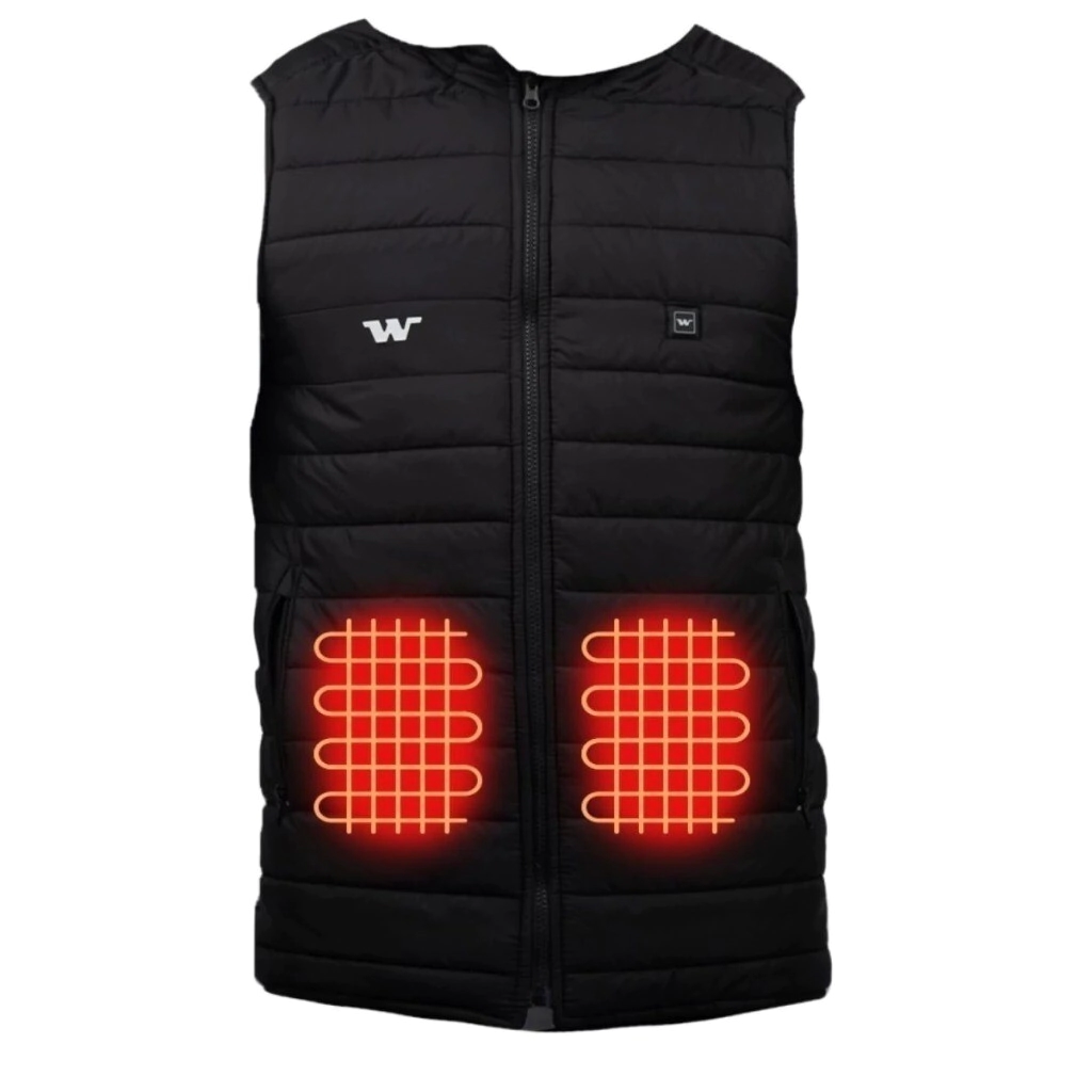 CHALECO CALEFACCIONADO VERBIER NEGRO CON BATERIA TALLE S -WANDERWARM-
