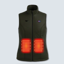 Chaleco Calefaccionado WanderWarm Dual Pro Andorra Mujer Verde
