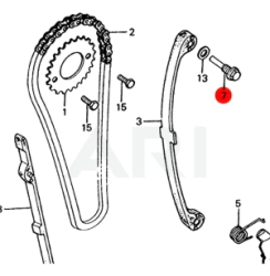 PERNO DE GUIA CADENA HON NX 200 -HONDA- OFERTA