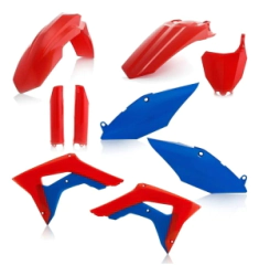 FULL KIT PLASTICOS HON CRF 250R 18 / 450R 17-18 - ROJO-AZUL -ACERBIS-**OFERTA**