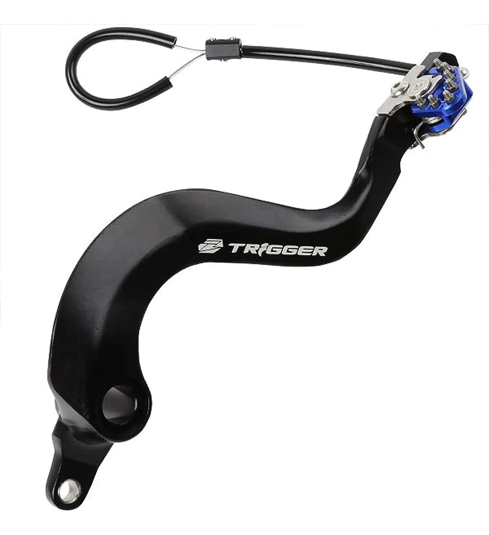 PEDAL DE FRENO TRIGGER CON PROTECTOR DE FRENO YZ125/250/250s 05-18 AZUL -ZETA-**OFERTA**