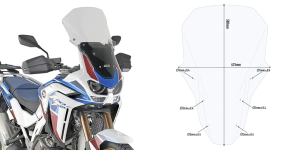 CUPULA ESPECIFICA TRAS  37X36Cm *oferta MONTAEN LUGAR DE ORIGEN) HON CRF1100L AFRICA TWIN ADV -GIVI-