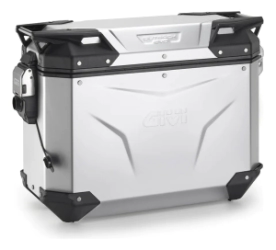 BAUL LATERAL TREKKER OUTBACK DER ALUMINIO ANODIZ 37LTSCON TAMBOR DE LLAVE  -GIVI-**oferta**