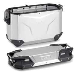 BAUL LATERAL TREKKER OUTBACK DER ALUMINIO ANODIZ 37LTSCON TAMBOR DE LLAVE  -GIVI-**oferta**