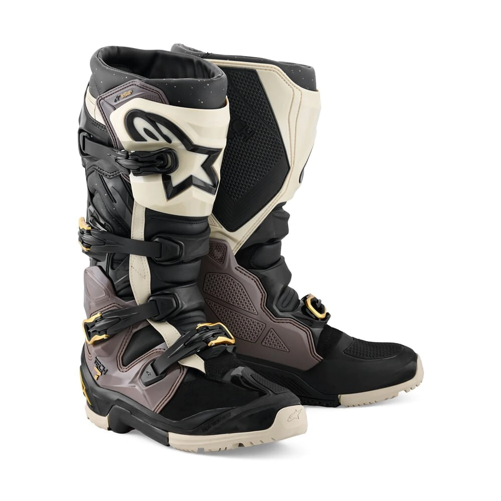 BOTAS ENDURO TECH 7 DS NEGRO BEIGE MARRON TALLE 43 - 9 -ALPINESTARS-