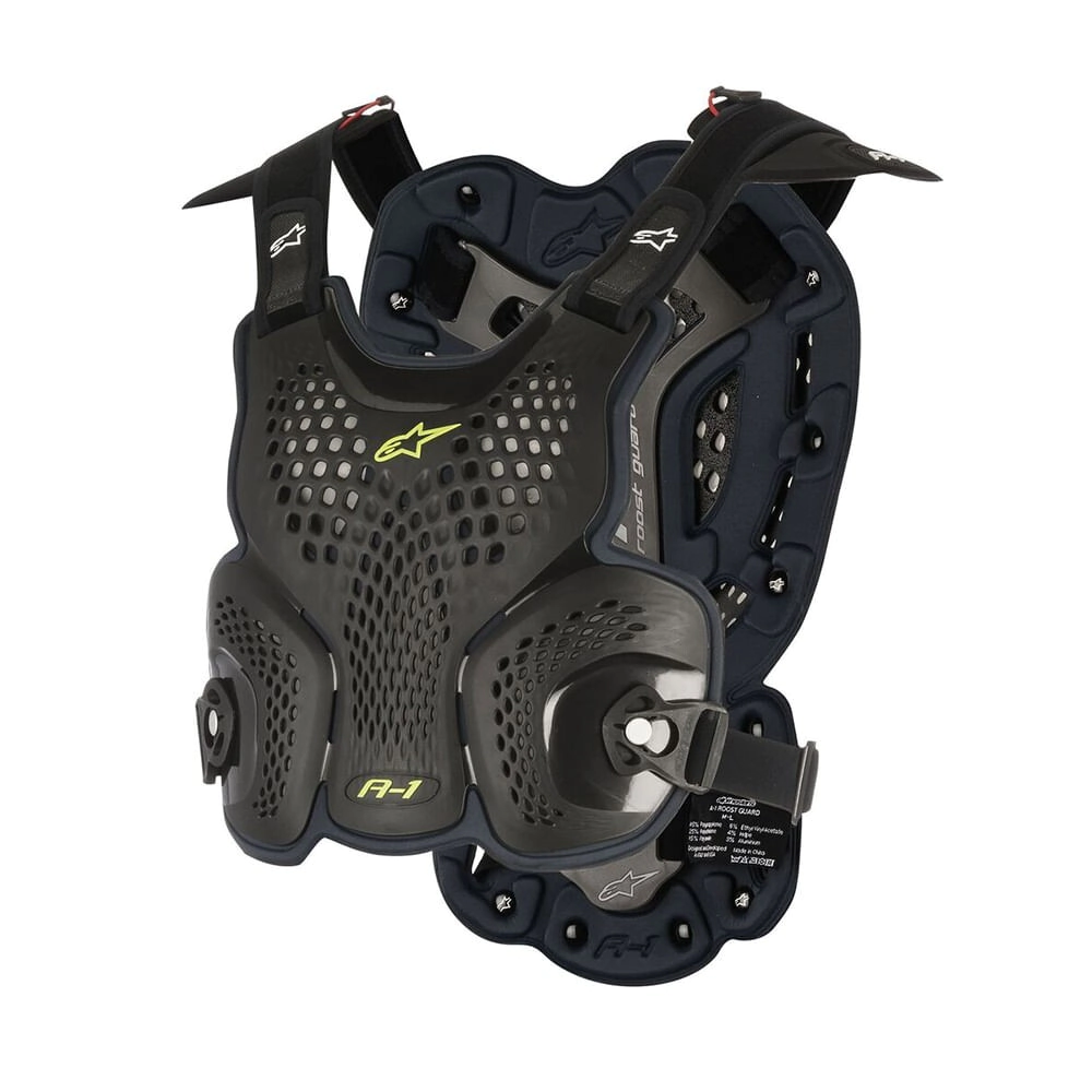 PECHERA A-1 ROOST GUARD NEGRO ANTHRAC TALLE ML -ALPINESTARS-