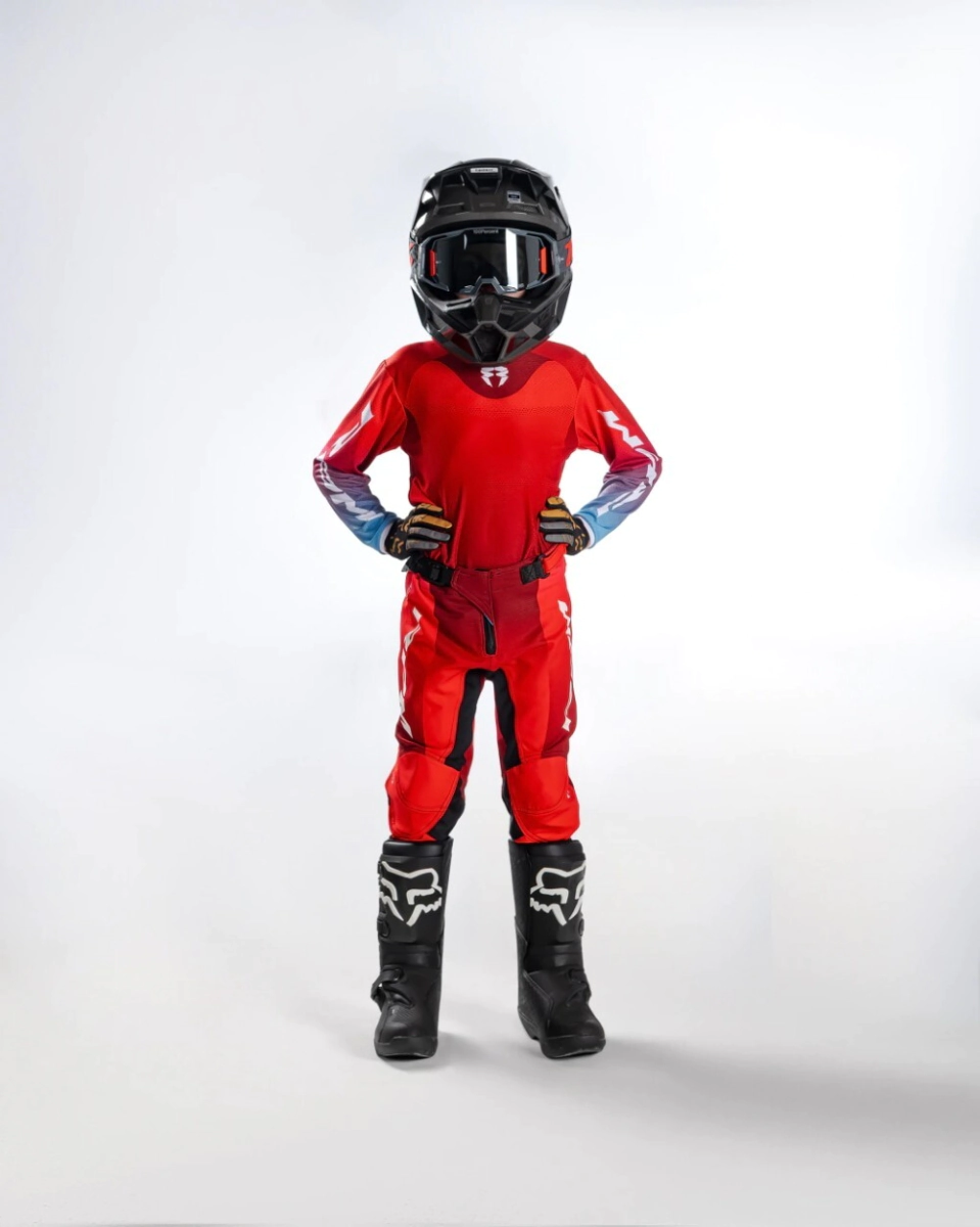 EQUIPO CROSS KIDS NOVA ROJO TALLE 6/8 -RPM-