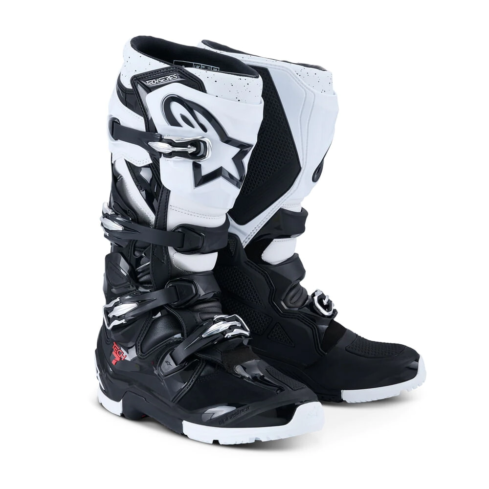 BOTAS ENDURO TECH 7 NEGRO BLANCO TALLE 43-9 -ALPINESTARS-