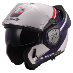 Casco LS2 Rebatible FF906 Advant Swipe Wh/bl GS