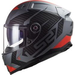 Casco LS2 Integral Doble Visor FF811 Vector II Splitter Tit/rd MT