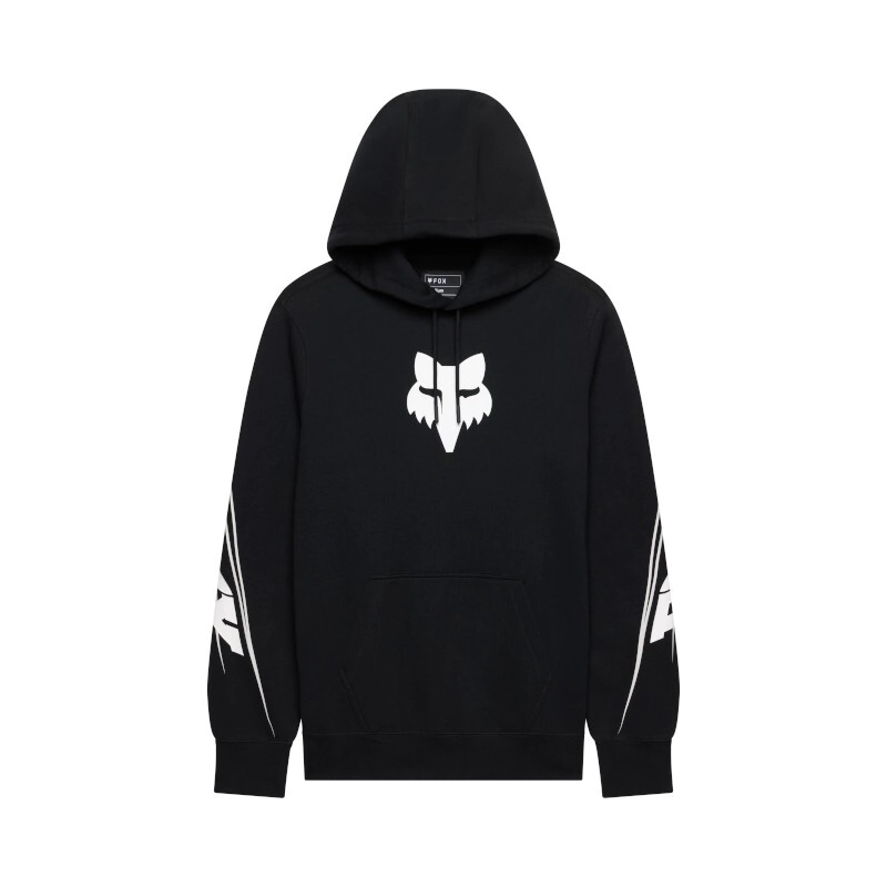 BUZO CASUAL APEX FLEECE PO NEGRO TALLE S -FOX-
