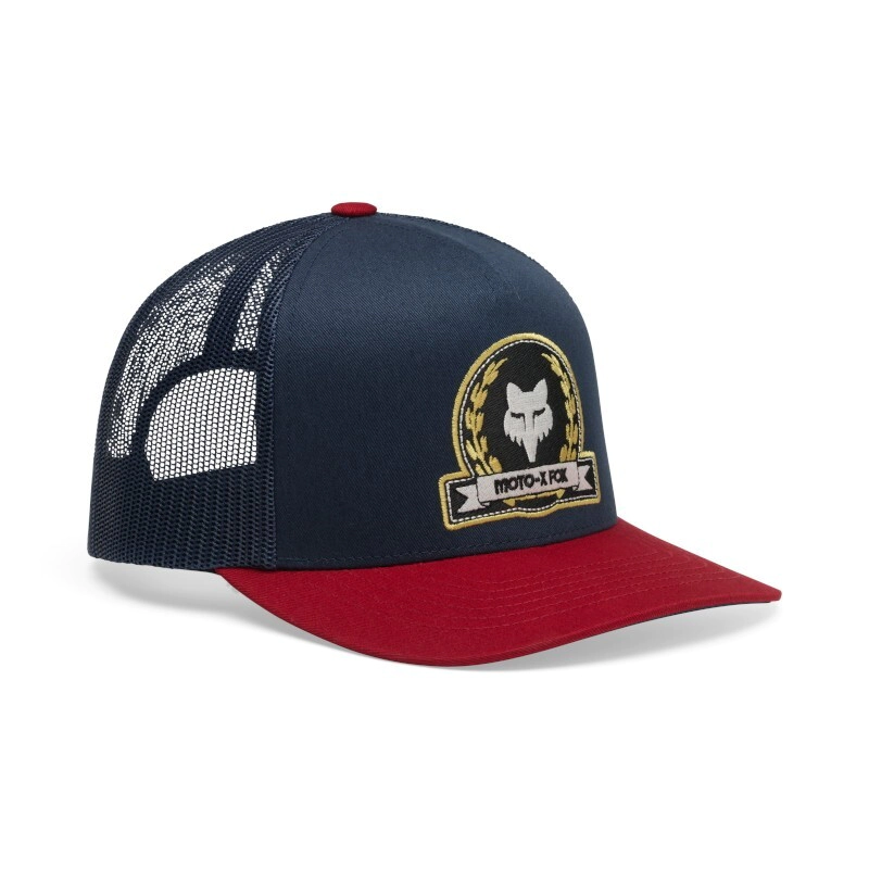 GORRA CASUAL CREST TRUCKER MIDNIGHT AZUL TALLE SM -FOX-