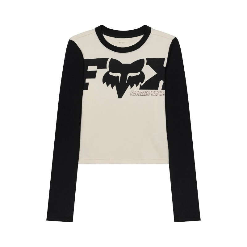 REMERA CASUAL W COLDPRESS RIB LS MIDNIGHT AZUL TALLE XS -FOX-