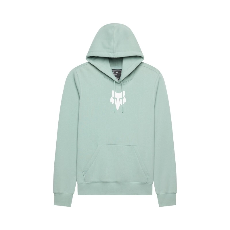 BUZO CASUAL W FOX HEAD FLEECE PO ARC BL VERDE AGUA TALLE XS -FOX-